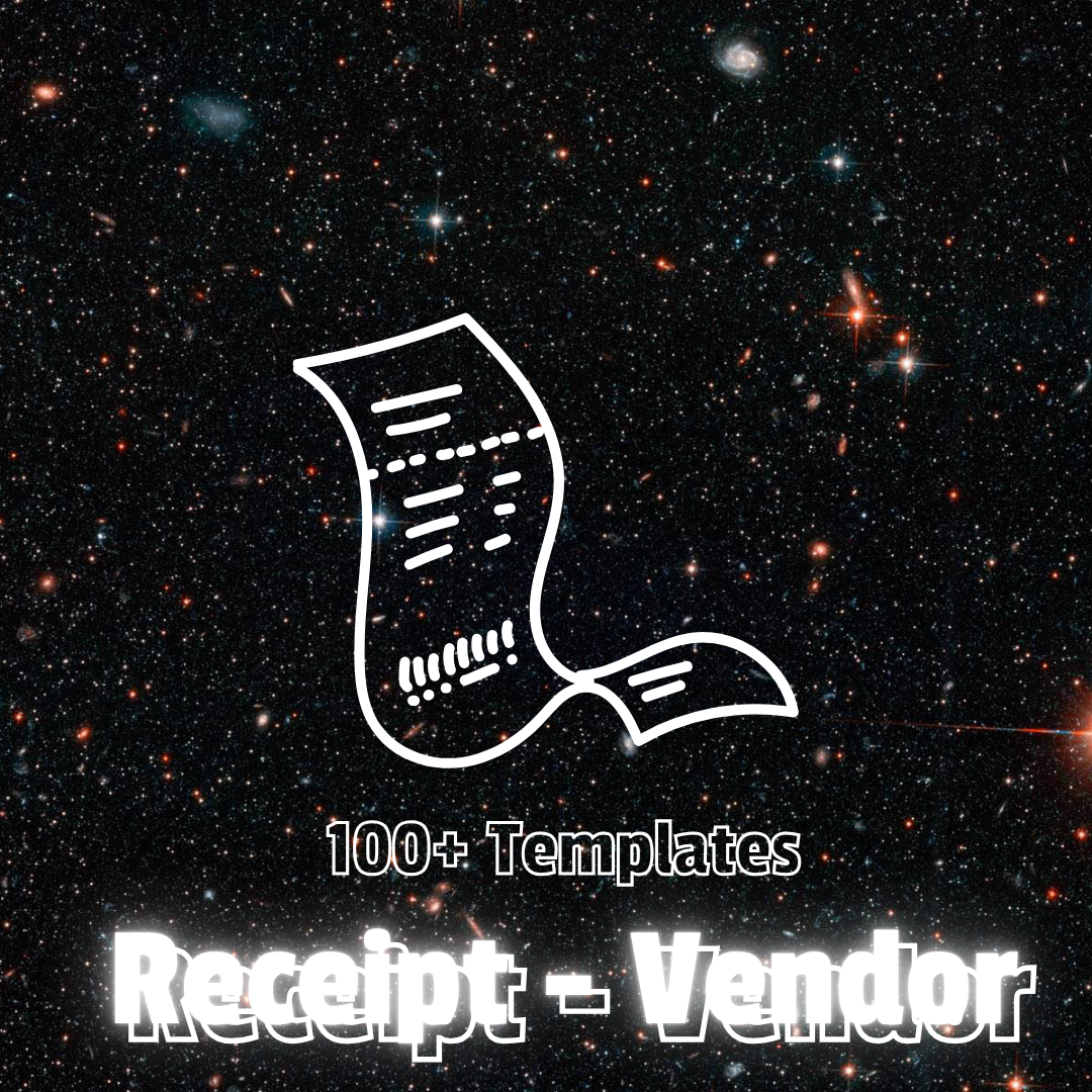 Receipt - Vendor